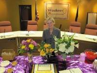 Reception for outgoing Council Member Stanton